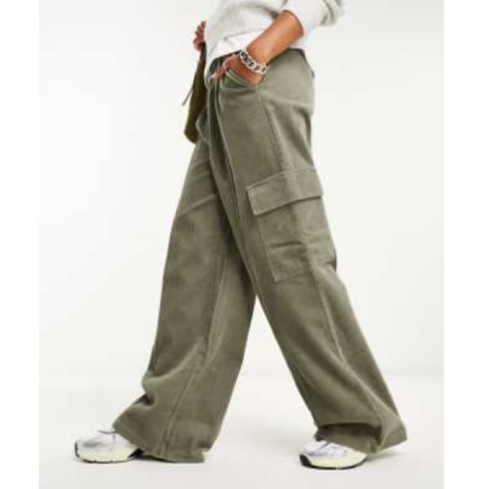 Asos Olive Cargo Track Pants